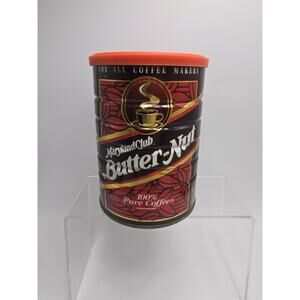 Butter-Nut Coffee Original Blend Ground, Medium Roast, 34.5oz Steel Can 1980s